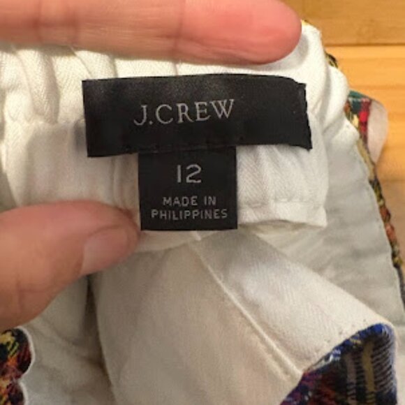 NWT J. Crew Pant Trouser Wool Snowy Stewart Plaid Straight Leg Holiday High Rise - Picture 13 of 16